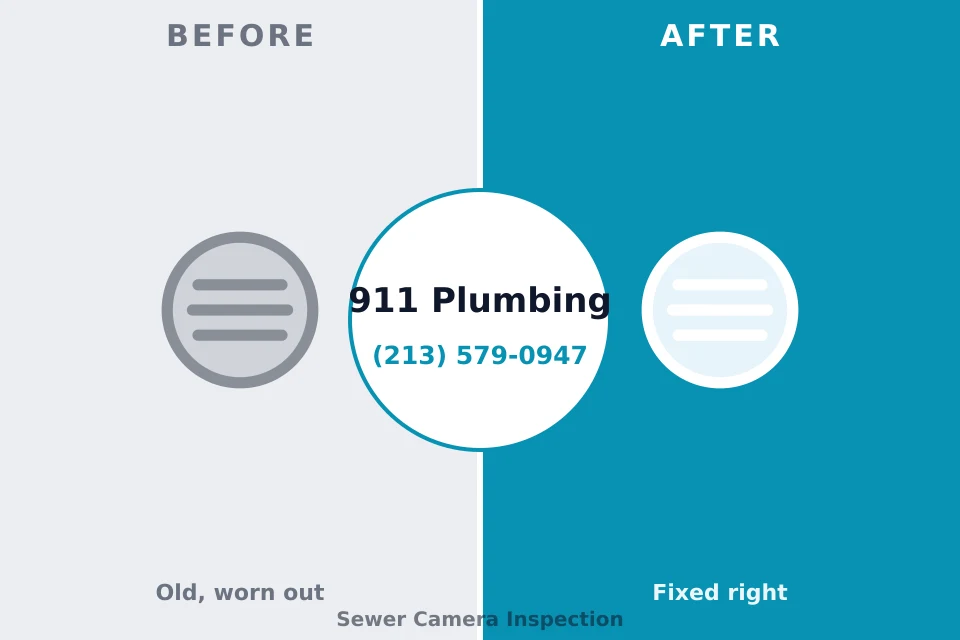 Before and after: plumbing repair Joshua, TX